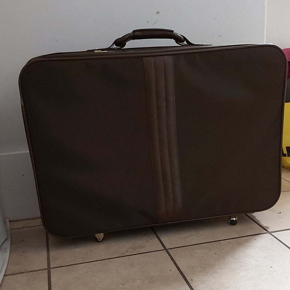 Elegant Brown Travel Suitcase